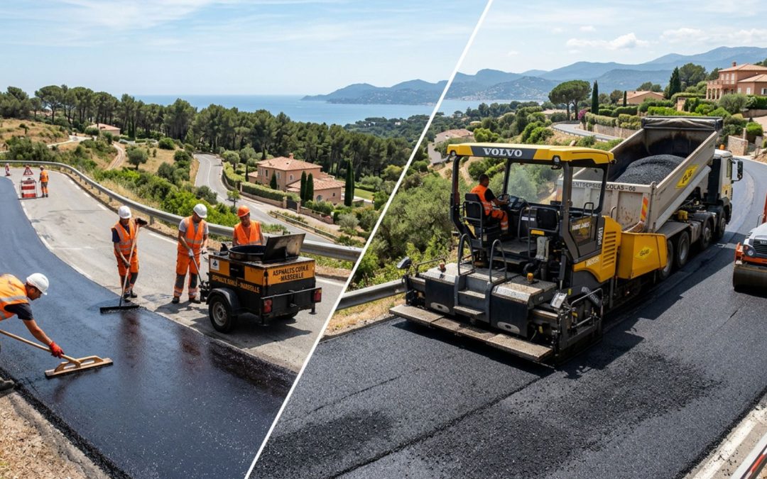 Asphalte coulé contre enrobé à chaud : deux techniques opposées