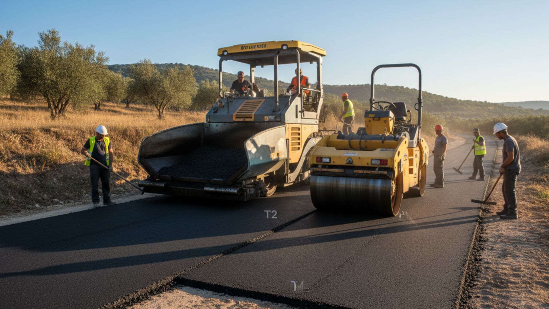 Bordure T2 vs P1 délimitation — bordure T2 trottoir-chaussée haute 25 cm hauteur vue 18-20 cm, bordure P1 basse 15 cm hauteur vue 10-12 cm, NF EN 1340 marquage CE, NF P 98-302, fascicule 31 CCTG, fondation béton C20/25 et solin de blocage — Société Missaoui Alpes-Maritimes Var