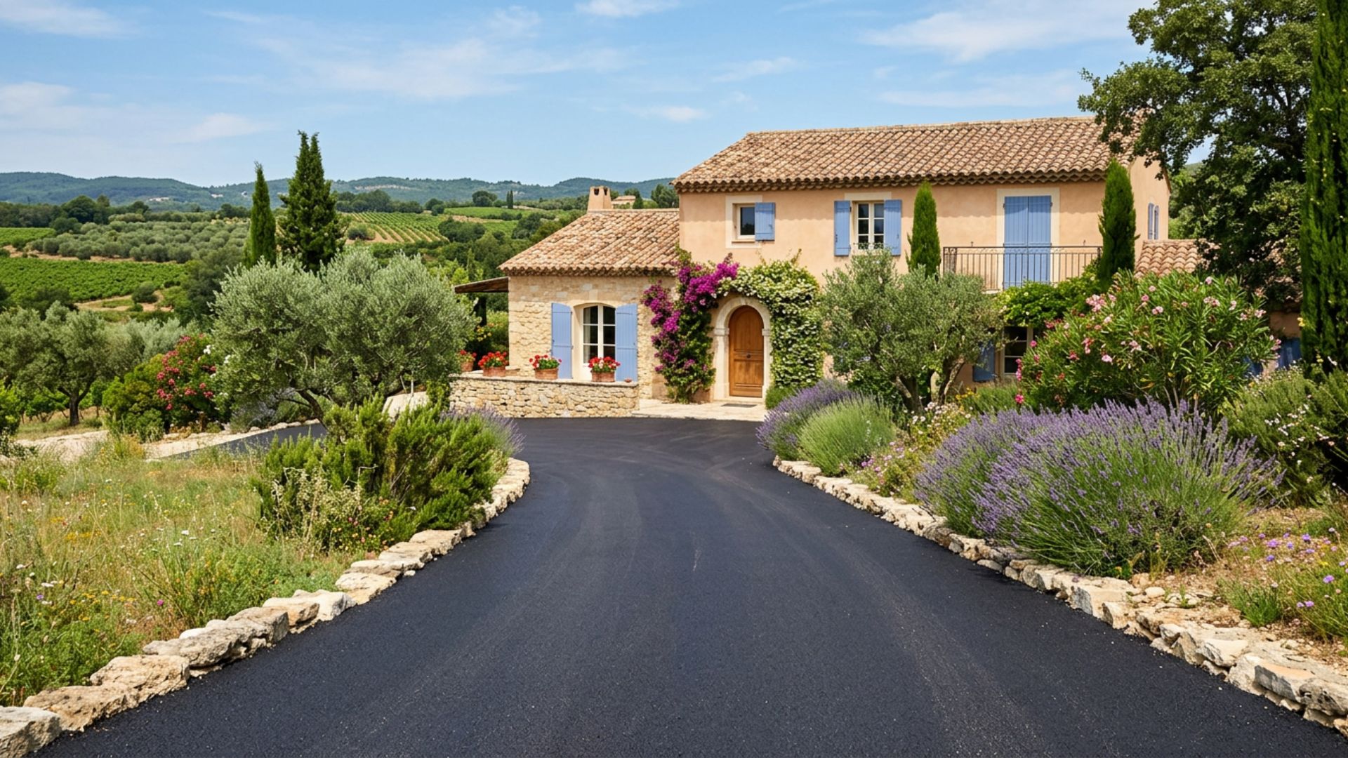Combien coûte une allée en enrobé de 100 m² — Société Missaoui Alpes-Maritimes Var