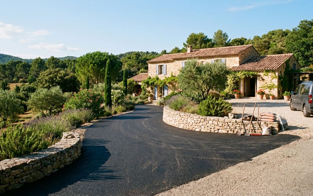 Combien coûte une allée en enrobé de 200 m² ?