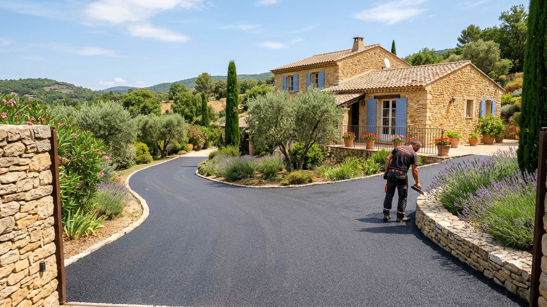 Combien coûte une allée en enrobé de 50 m² — budget complet poste par poste — Société Missaoui