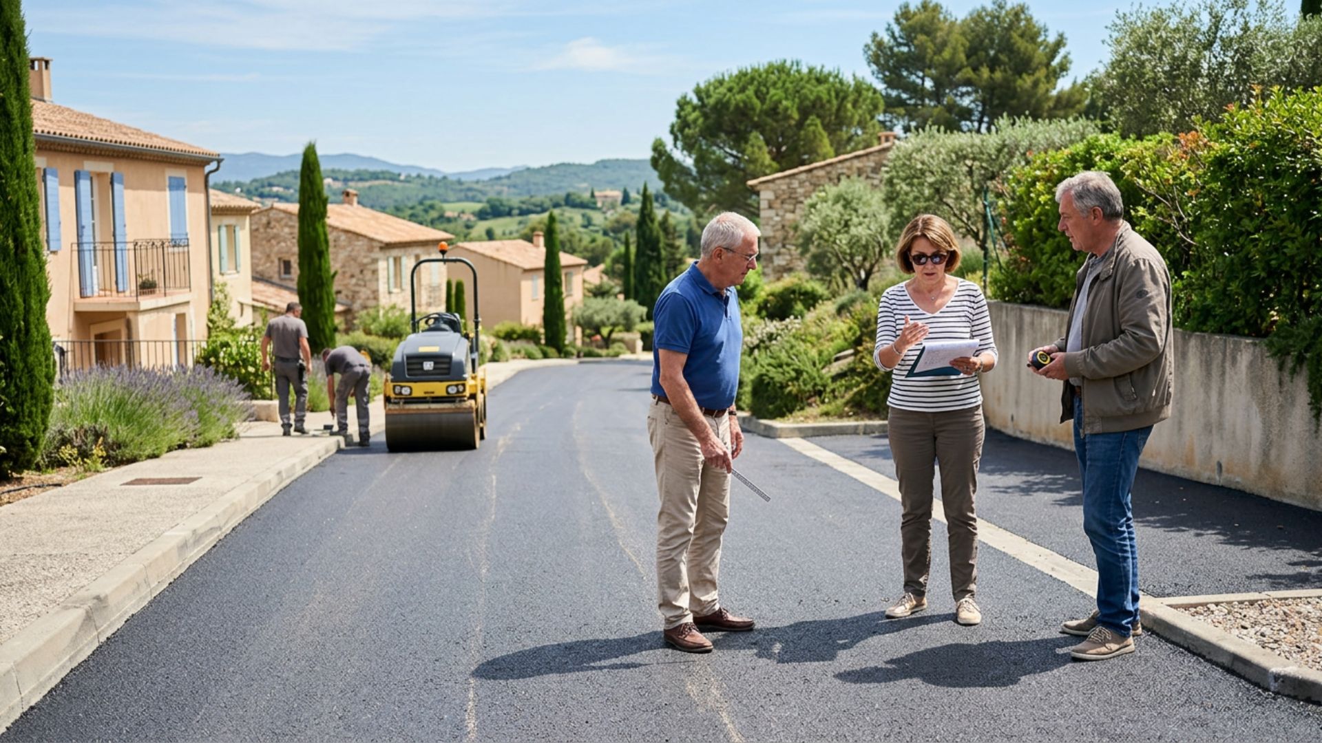Conseil syndical — contrôler la qualité des travaux d'enrobé — Société Missaoui