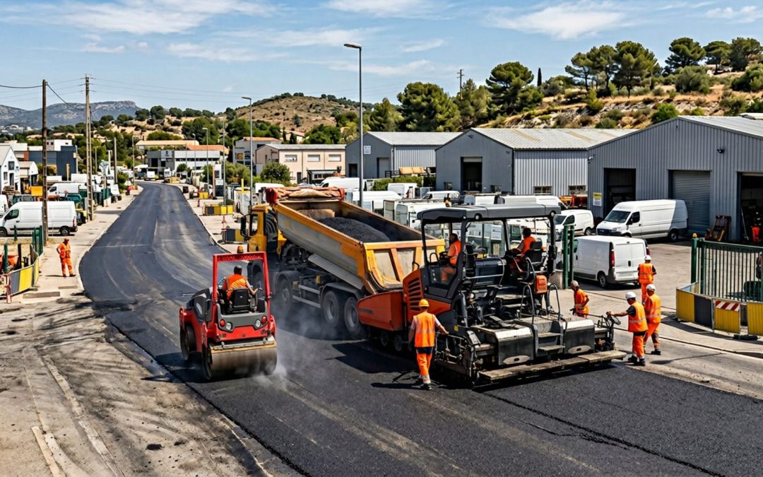 Enrobé à Cannes La Bocca : zone industrielle