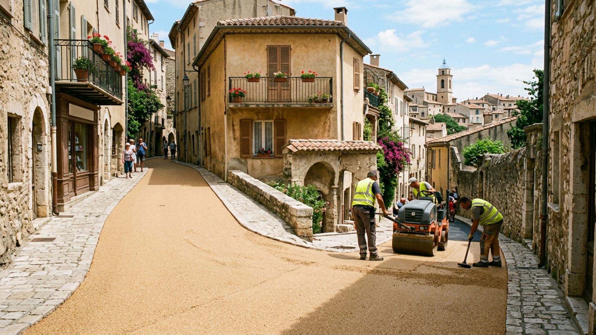 Enrobé à Grasse secteur sauvegardé — teintes imposées — Société Missaoui