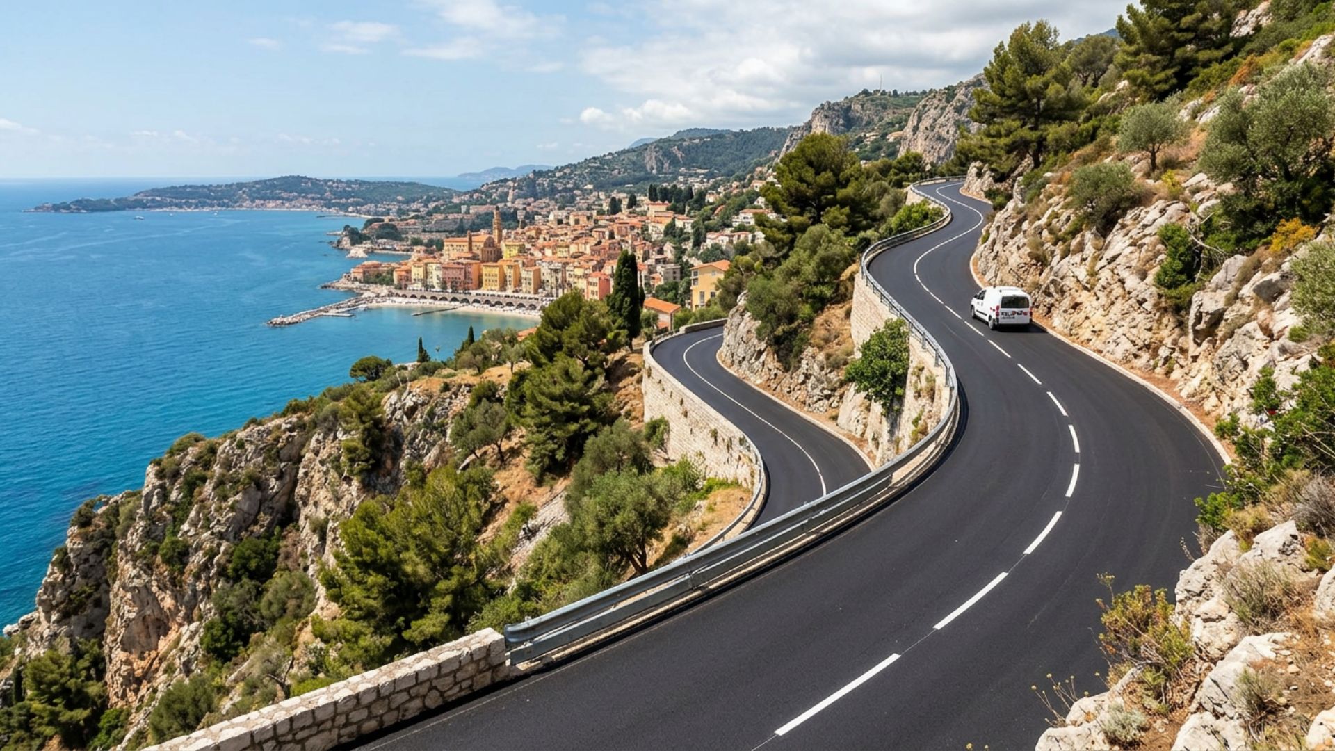 Enrobé à Menton : corniche et pentes fortes — Société Missaoui