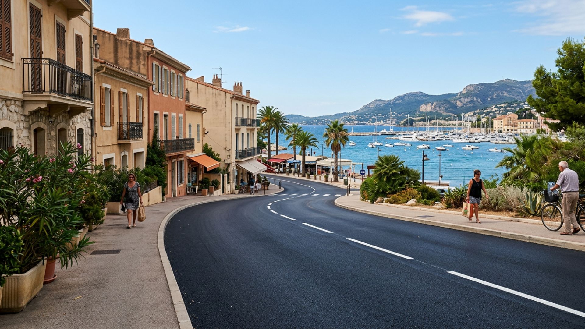 Enrobé à Toulon Mourillon : quartier balnéaire — Société Missaoui