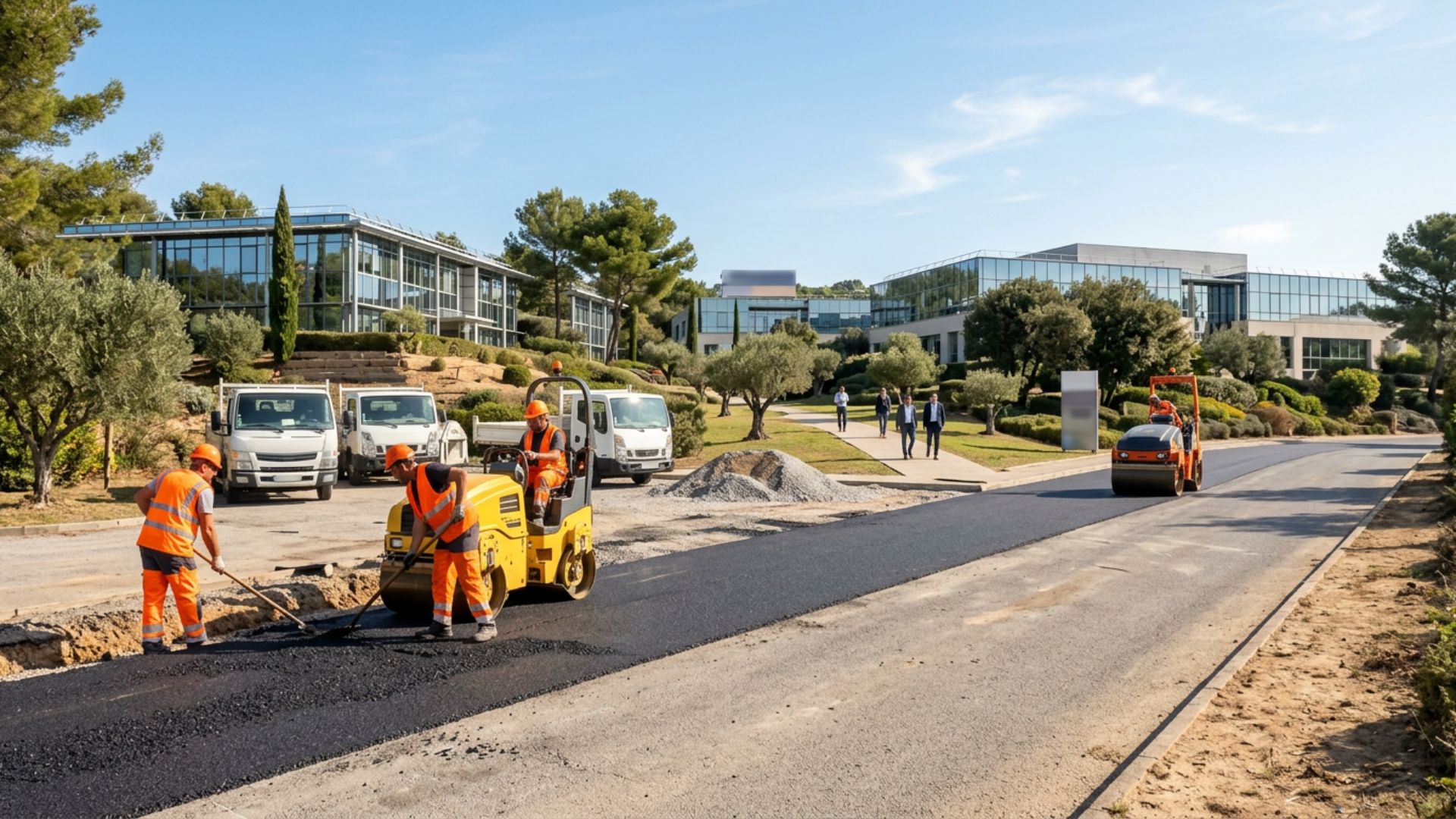 Enrobé à Valbonne Sophia — phasage entreprises IT — Société Missaoui