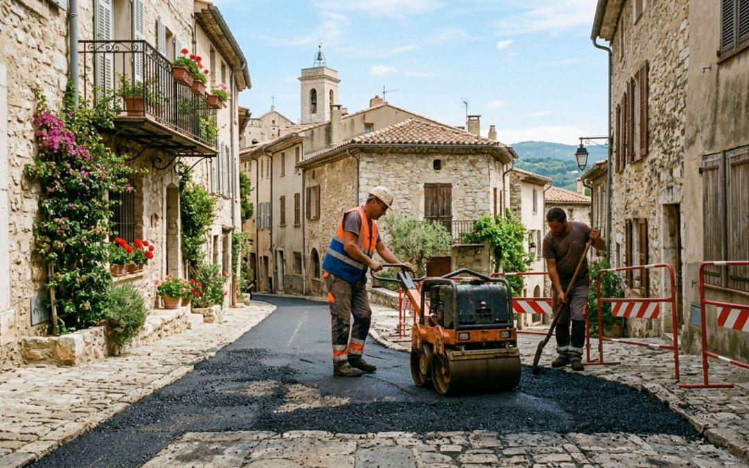Enrobé à Vence : contraintes patrimoniales