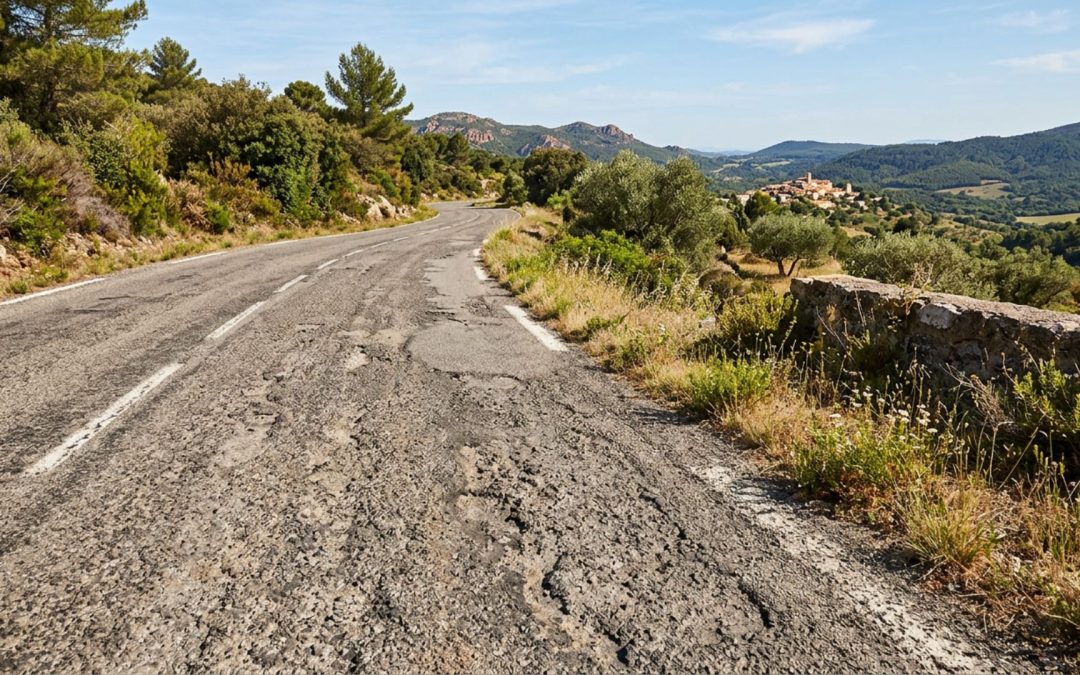 Enrobé devenu rugueux sur toute la surface