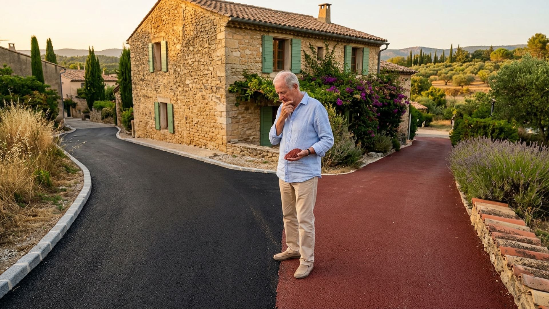 Enrobé noir ou rouge : arbitrage esthétique et budget — Société Missaoui Alpes-Maritimes Var