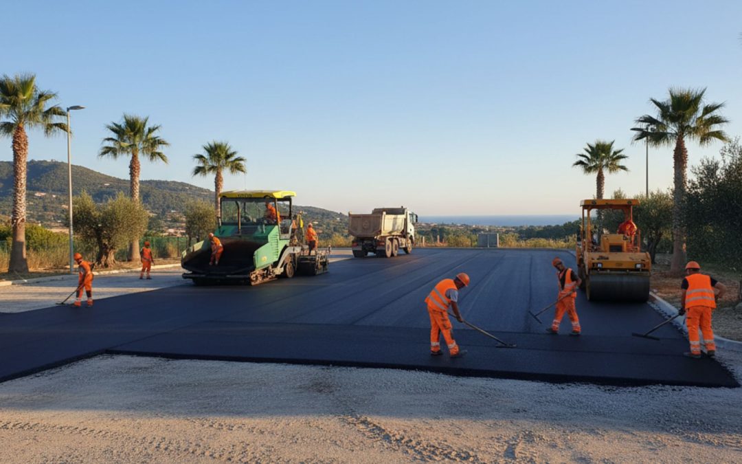 Enrobé parking d&rsquo;entreprise : dimensionnement trafic