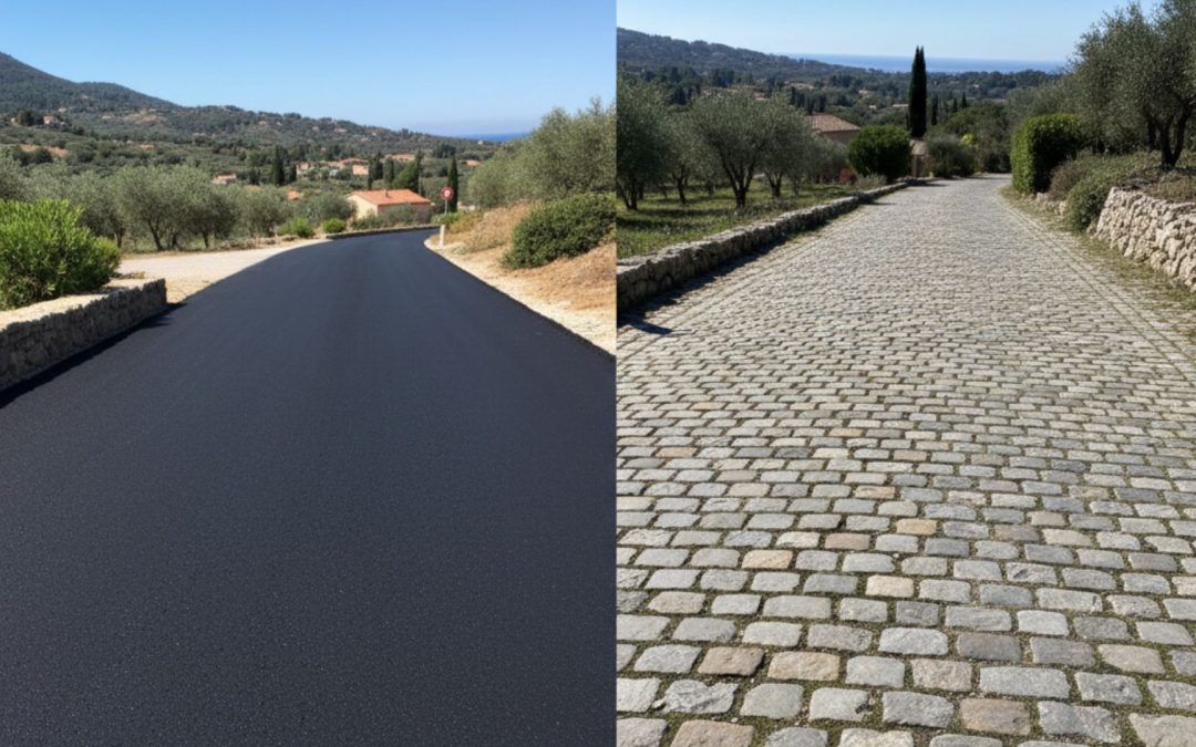 Enrobé vs pavé : durabilité comparée