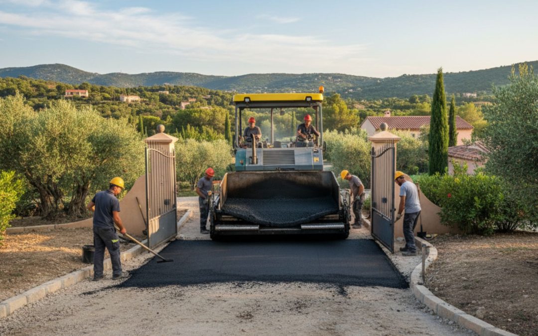 Goudronnage d&rsquo;un accès sur portail : techniques et bonnes pratiques