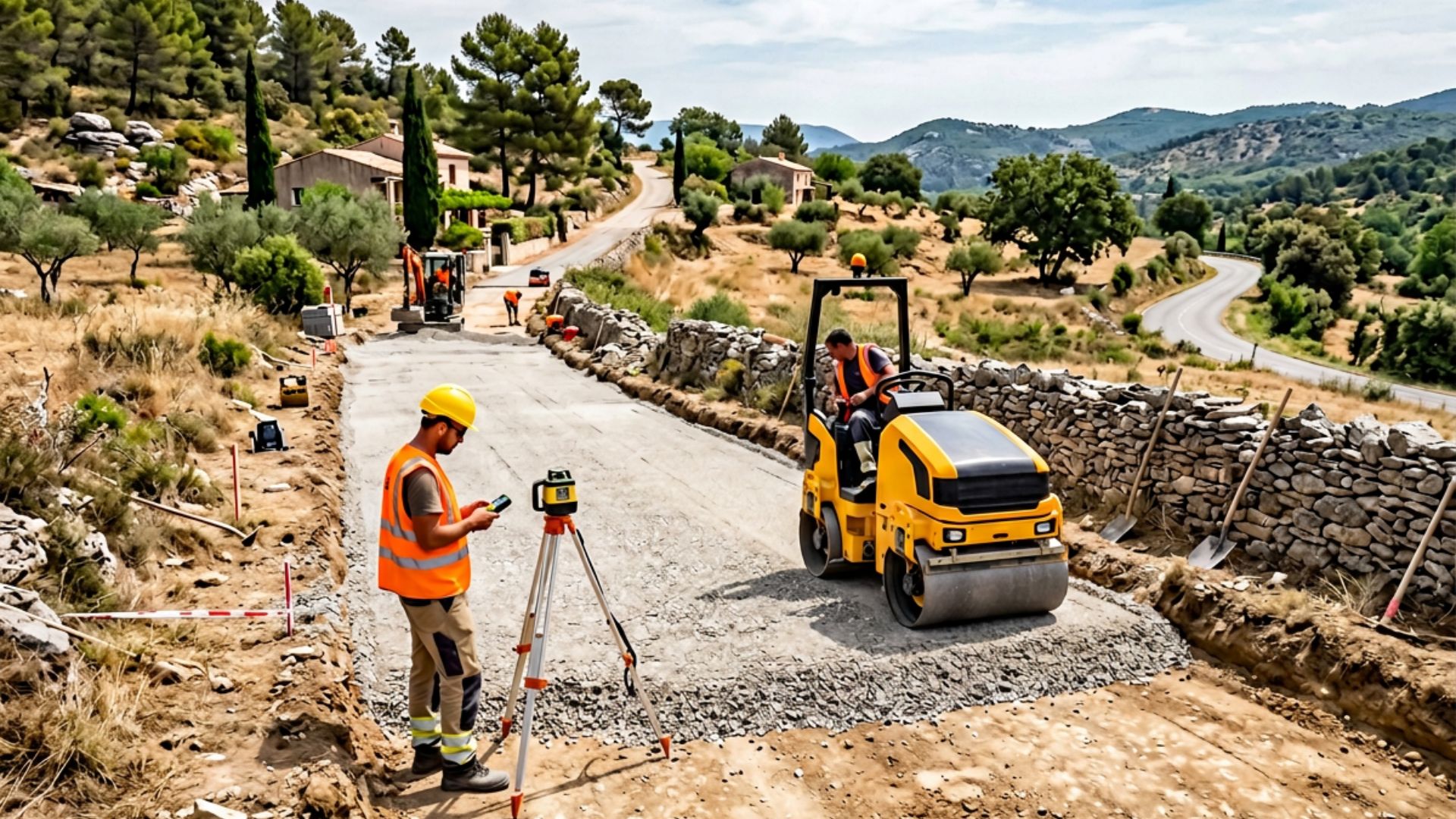 Guide dimensionnement fondation par trafic — classes TC1 TC8 SETRA-LCPC, plate-forme PF1 PF4, structure 4 couches BBSG grave-bitume grave 0/31,5 couche de forme, méthode Alizé — Société Missaoui Alpes-Maritimes Var