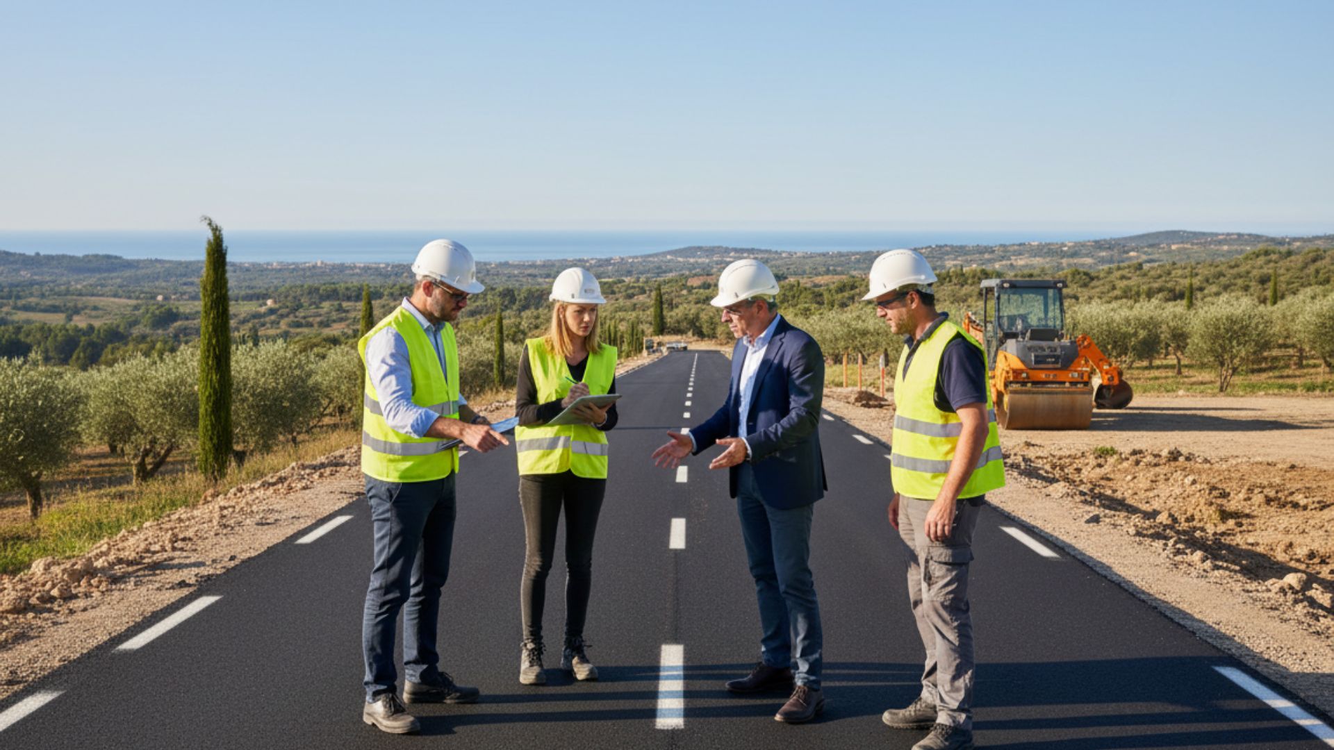 Guide réception de chantier d'enrobé et levée des réserves — Code civil articles 1792 à 1792-7, PV contradictoire, garanties construction — Société Missaoui Alpes-Maritimes Var