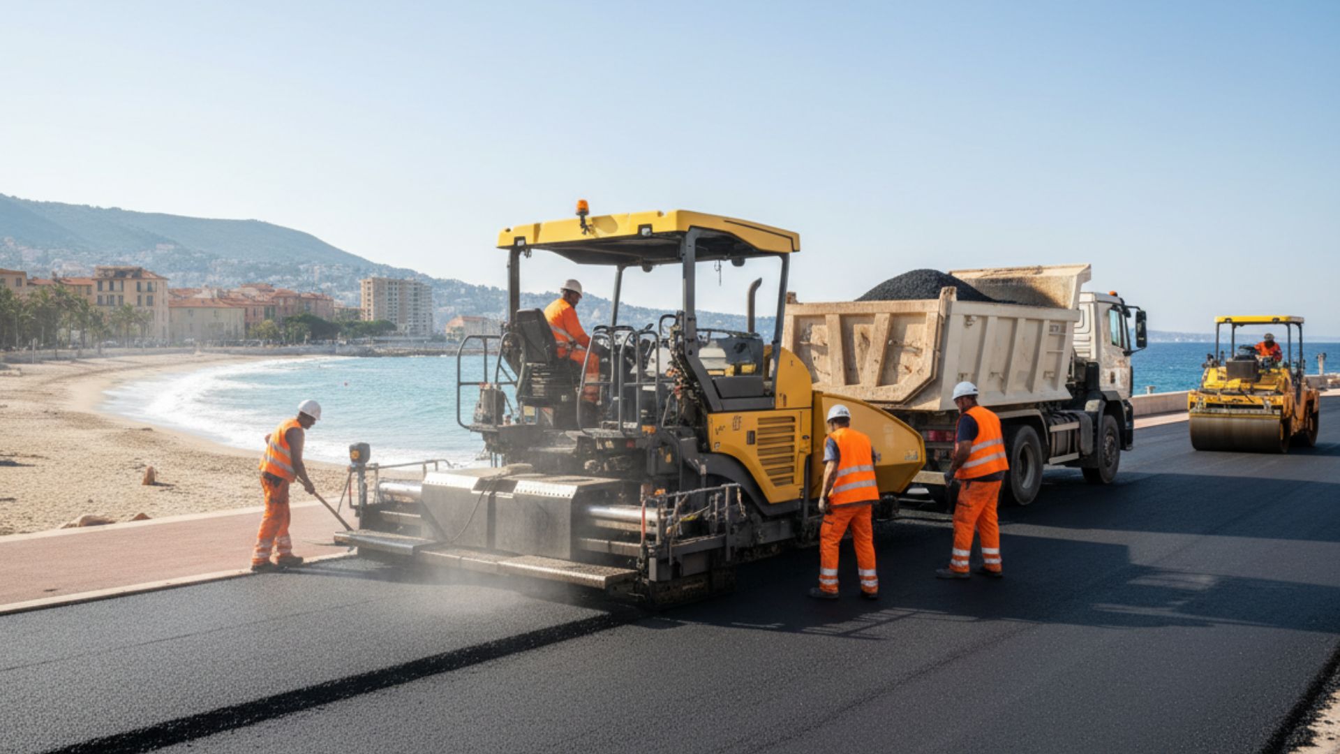 Menton — réussir un chantier d'enrobé en front de mer — Société Missaoui